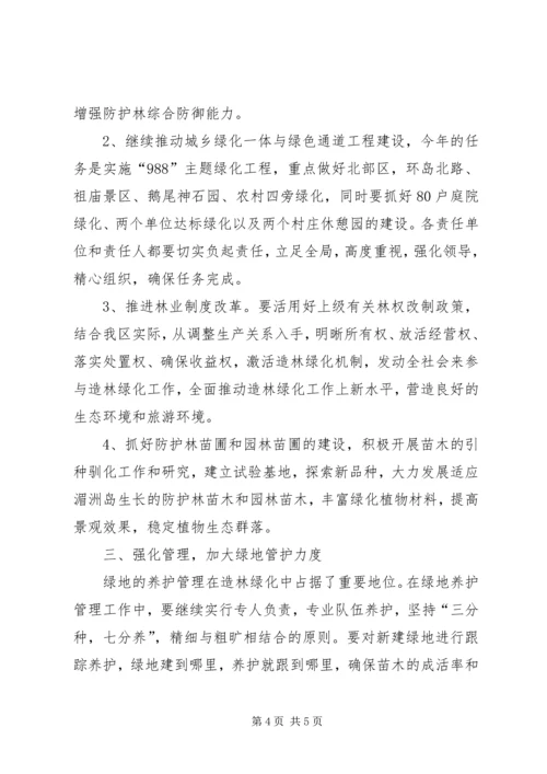 区造林绿化工作会议上的讲话.docx