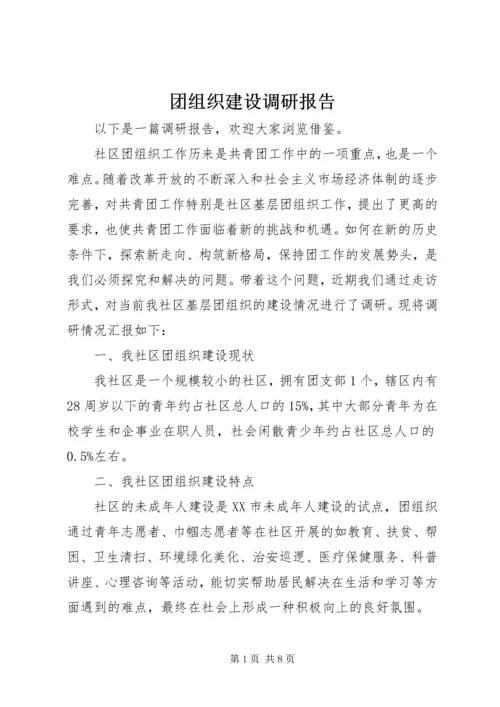 团组织建设调研报告 (6).docx