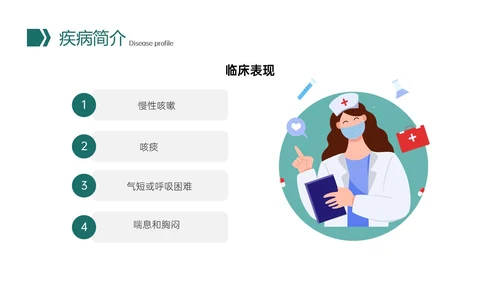 绿色形状插图微粒体风慢性阻塞性肺疾病查房培训医疗护士世界慢阻肺日