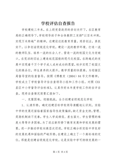 学校评估自查报告 (2).docx