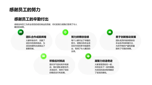 农业项目年度报告PPT模板