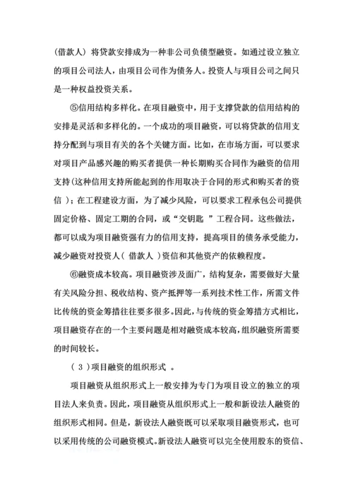 项目的融资模式.docx