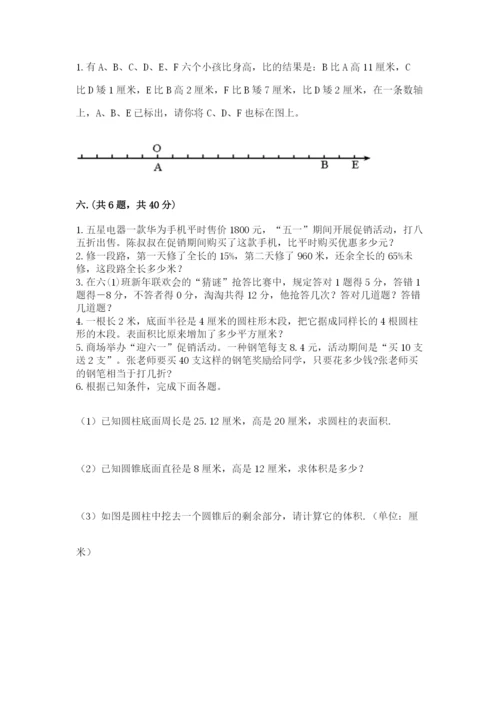 苏教版数学六年级下册试题期末模拟检测卷（历年真题）.docx
