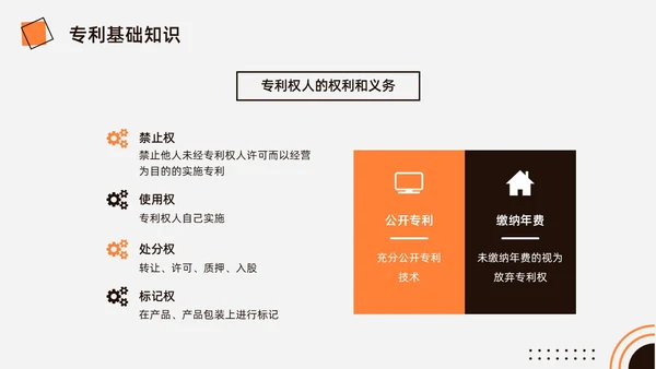 橙黑色水彩简约商务知识产权培训企业培训PPT世界知识产权日