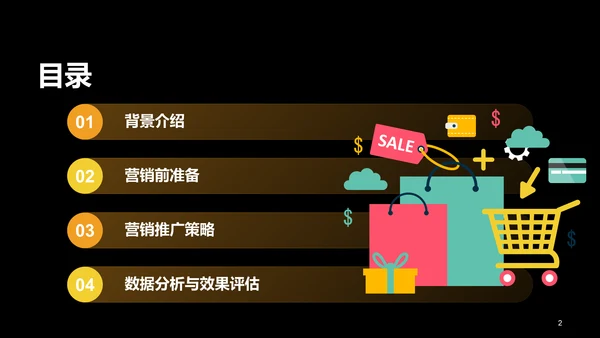 黑金色创意黑色星期五营销策划PPT模板
