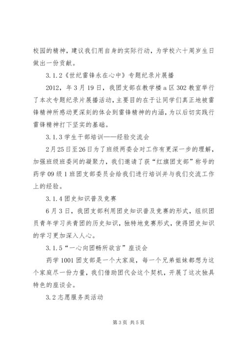 团支部自评报告 (4).docx