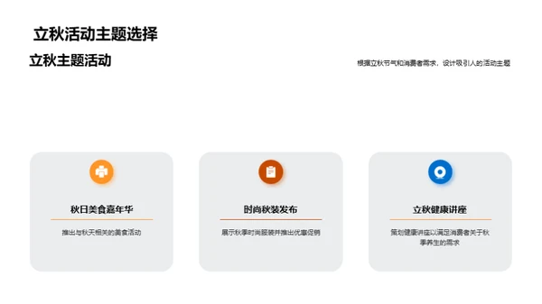 立秋营销活动策略
