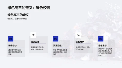 实践绿色高三PPT模板