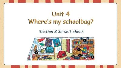 Unit 4 Section B 3a-self check 课件 （新目标七年级Unit 4 Wh