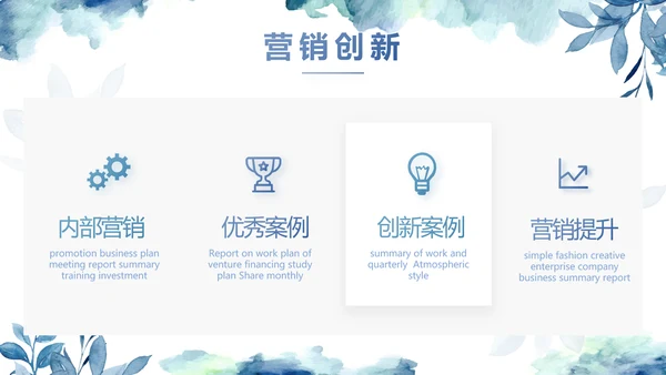 蓝色手绘小清新述职报告汇报计划PPT