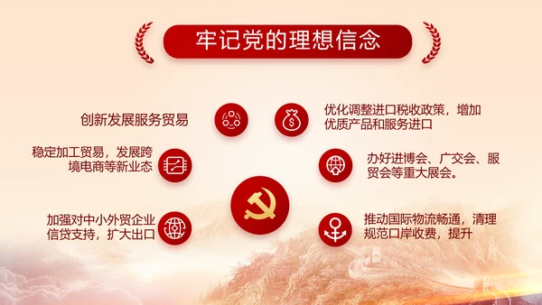 建党100周年大会七一讲话ppt党课