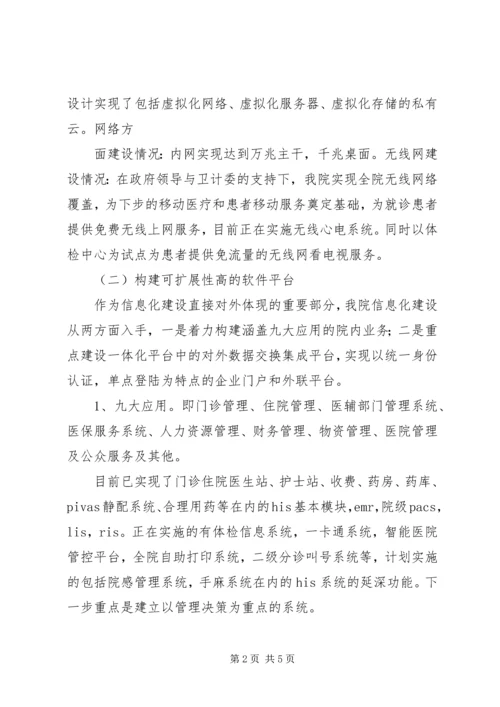 医院信息化建设工作报告.docx