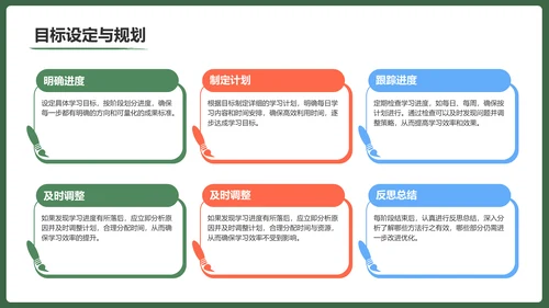 绿色手绘风保持状态，赢在高考冲刺期PPT模板
