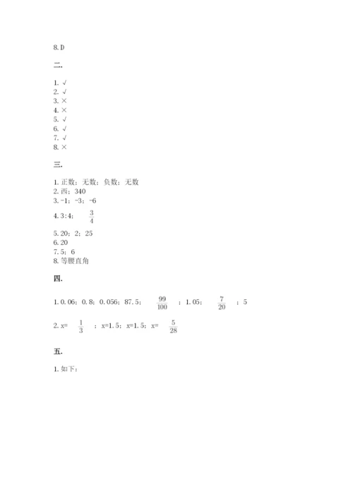 四川省【小升初】2023年小升初数学试卷及答案参考.docx