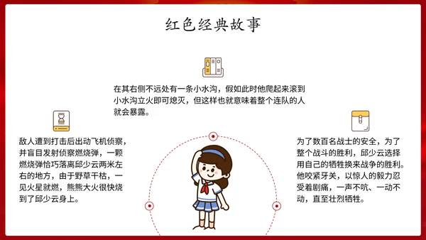 学习革命历史红色故事传承红色精神强国故事主题教育