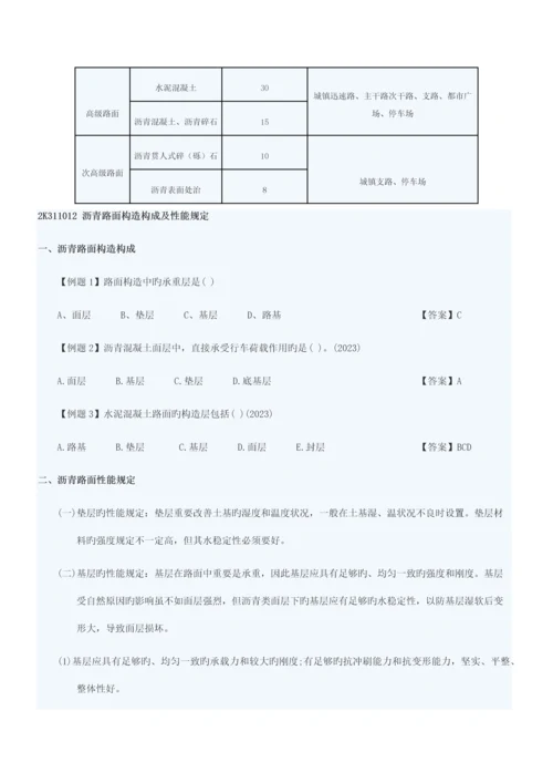 2023年二级建造师市政工程实务必背考点.docx