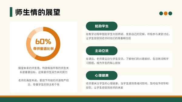 绿色插画风教师节班会PPT模板