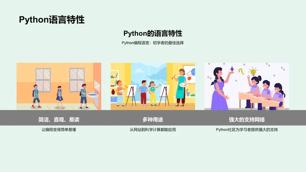 Python编程基础PPT模板