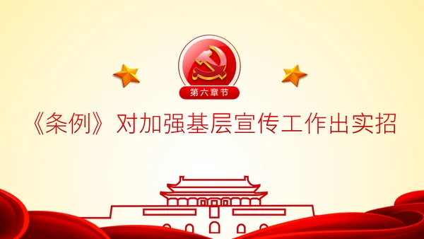 学习解读中国共产党宣传工作条例PPT模板