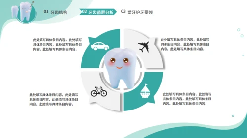 绿色简约国际爱牙日保护牙齿通用PPT模板