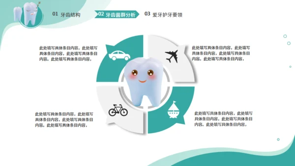 绿色简约国际爱牙日保护牙齿通用PPT模板