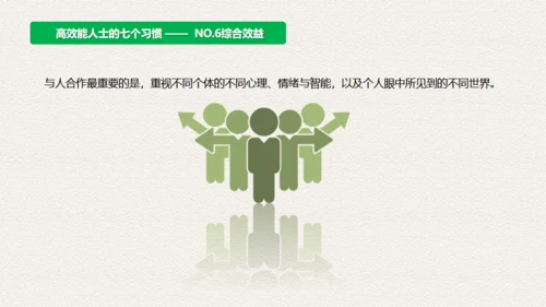 高效人士7个习惯，好习惯通用PPT模板