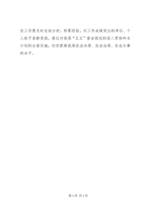 房管局依法治理工作计划.docx