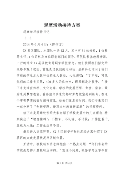 观摩活动接待方案 (2).docx