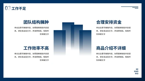 几何高级渐变商务月末工作总结PPT模板