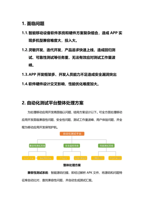 自动化测试平台解决专项方案V.docx