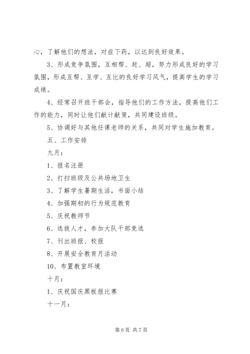 小学六年级下册班主任工作计划.docx