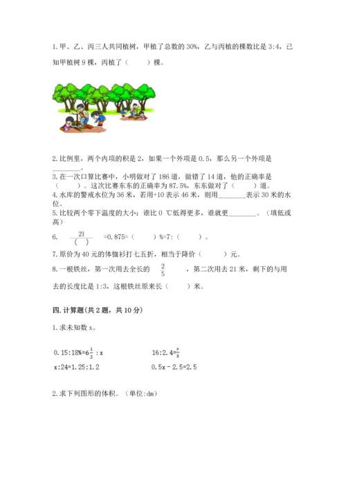 北师大版六年级下册数学期末测试卷（必刷）.docx