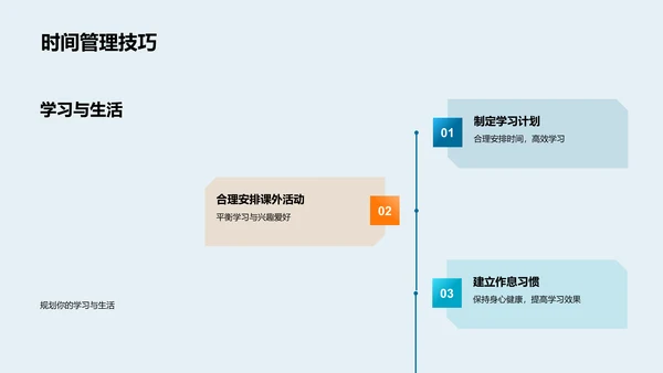 初一新生开学指南PPT模板