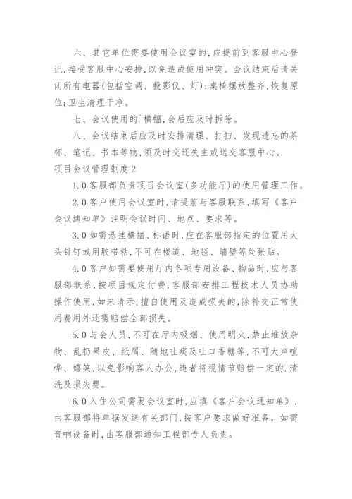 项目会议管理制度.docx