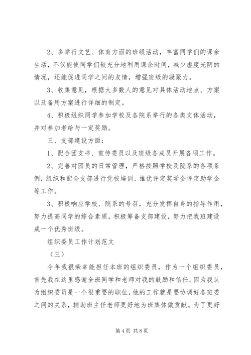 组织委员工作计划范文.docx