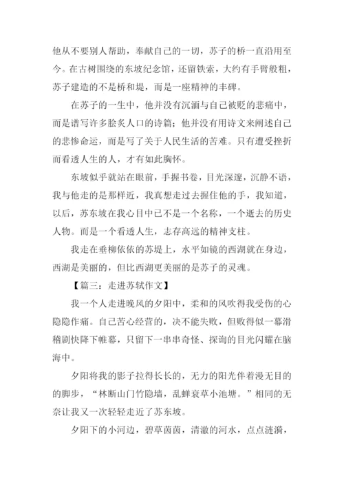走进苏轼作文.docx