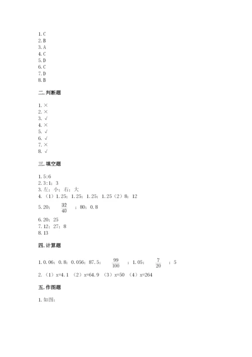 冀教版六年级下册数学 期末检测卷含答案（夺分金卷）.docx