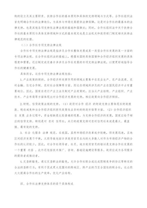 试论合作社法律支持体系的构建.docx