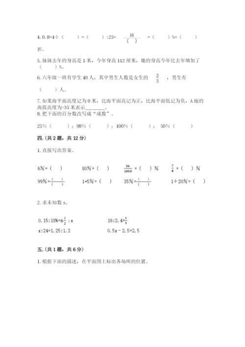 人教版六年级数学小升初试卷【夺分金卷】.docx