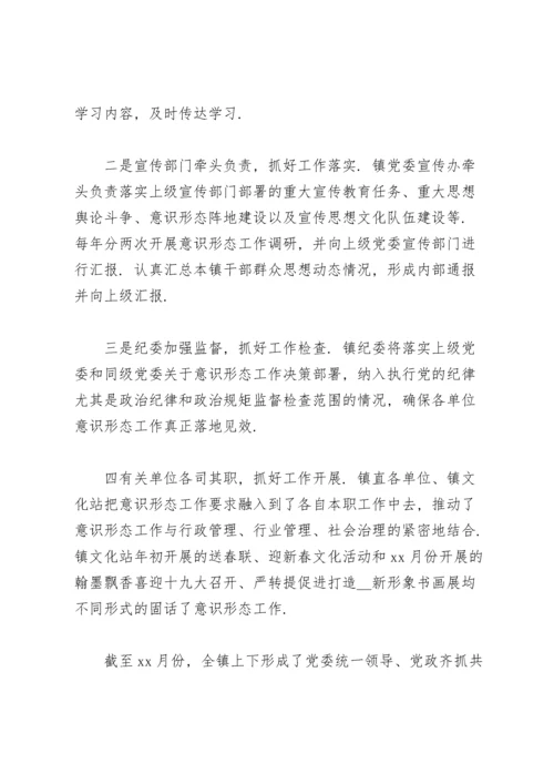 乡镇意识形态工作责任制落实情况.docx