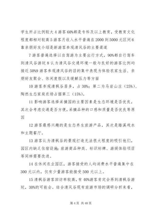 清风谷生态农业公园发展规划.docx