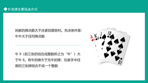 扑克牌主要玩法介绍掼蛋PPT模板