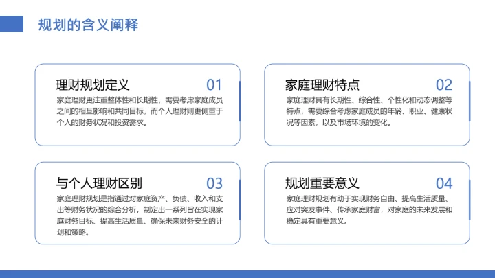 家庭理财规划专题讲座培训家庭理财主题模版PPT