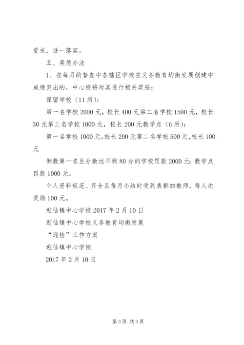 学校义务教育均衡发展迎检工作方案.docx