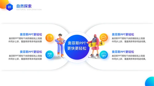 白色3D风社团户外活动策划方案展示