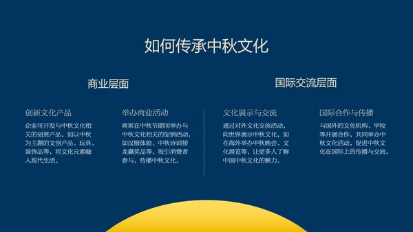 蓝色时尚高级新中式中秋文化介绍PPT模板
