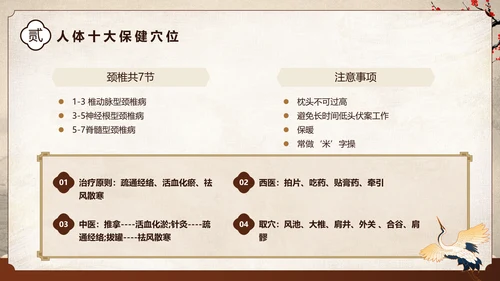 棕色中国风中医健康国风国潮中医健康宣教PPT