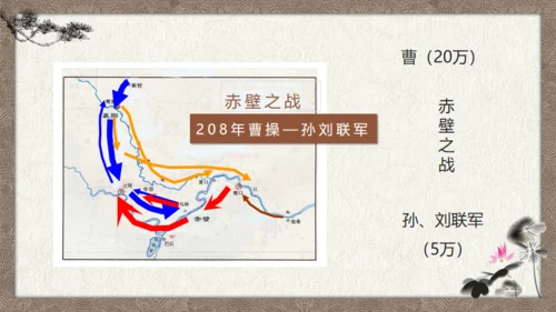 三国演义画轴创意通用PPT模板
