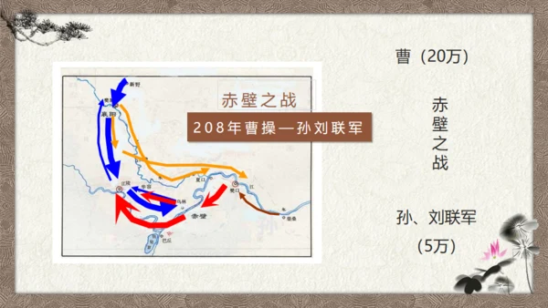 三国演义画轴创意通用PPT模板