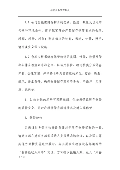 公司物资设备管理制度.docx